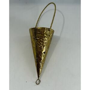 Vintage Brass Tussie-Middie Flower Holder Decorative Decor (READ)